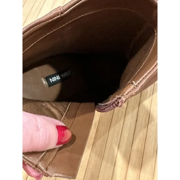 Nine West Brown Heeled Boots - Picture 13 of 14